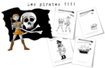 Coriages -anticoloriages : les pirates 