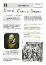 Mise à jour Henri IV et les guerres de religion