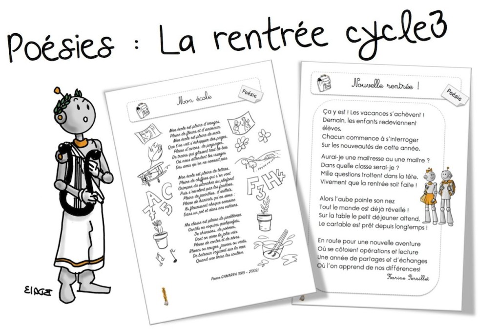 Poésie C Est La Rentrée Sylvie Poillevé
