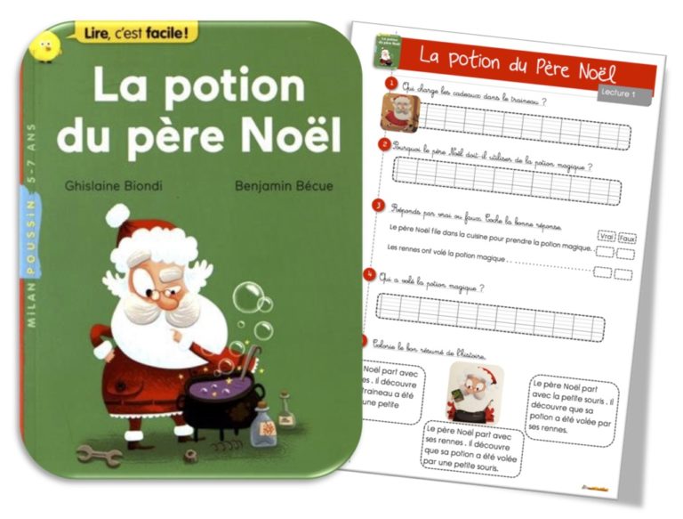 Lecture Suivie Noël Ce1 Avec Tapuscrit Lecture suivie : La potion du père Noël | Bout de Gomme
