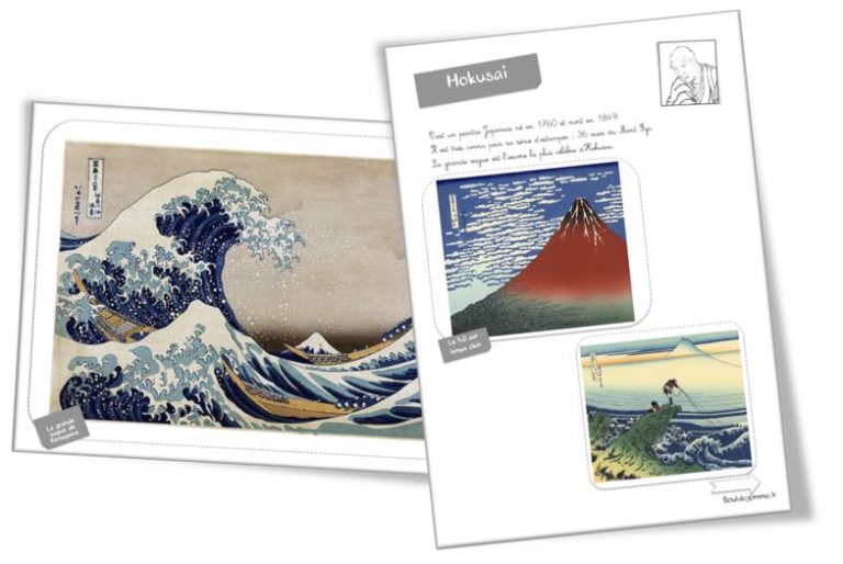 Fiche artiste : La grande vague d’Hokusai | Bout de Gomme